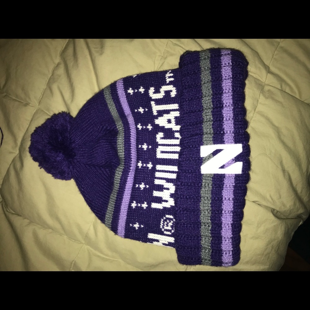northwestern wildcats hat winter warm